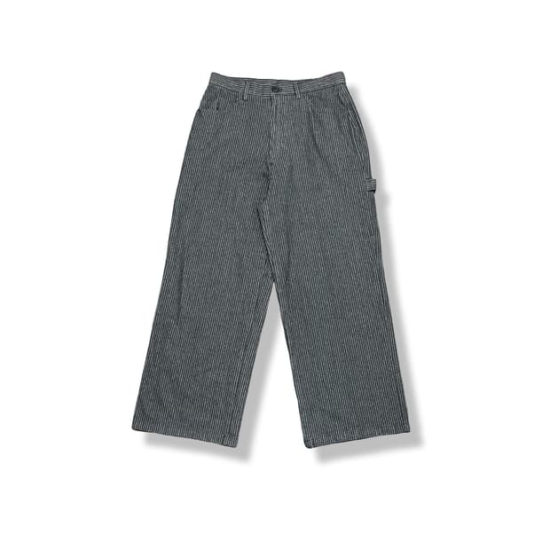 [30] 스트라이프 카펜터 와이드 팬츠
