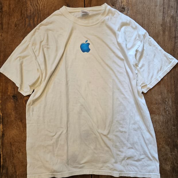 90s 빈티지 애플 티셔츠 