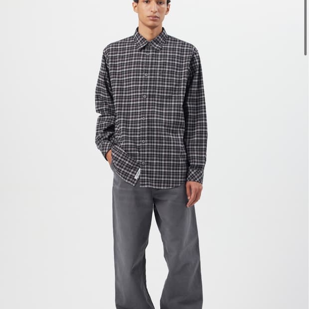 칼하트 윕 싱글 니 팬츠 디어본 그래파이트 스톤 캔버스