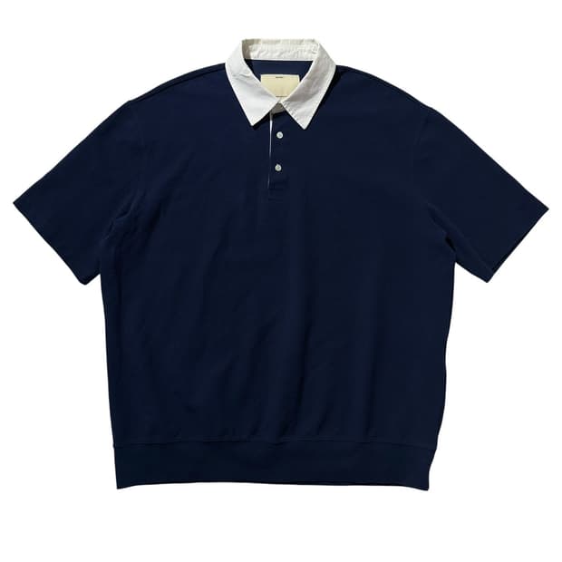 포터리 숏슬리브 럭비 카라 반팔 티셔츠