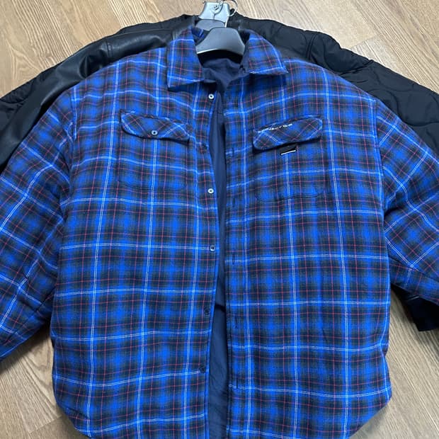 프로젝트gr 패딩 셔츠 2사이즈