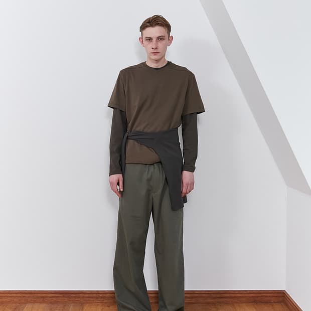 Audience trousers 올리브 xl