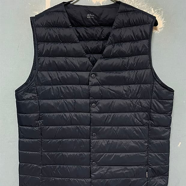 더레드페이스 남자 경량 패딩조끼 새상품 구스 L 100