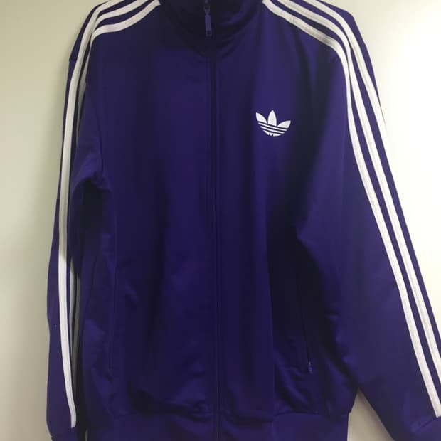 아디다스 파이어버드 트랙탑 105 져지 퍼플