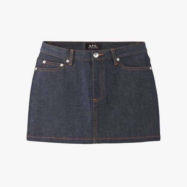 아페쎄 A.P.C. 미니주페 생지 데님스커트