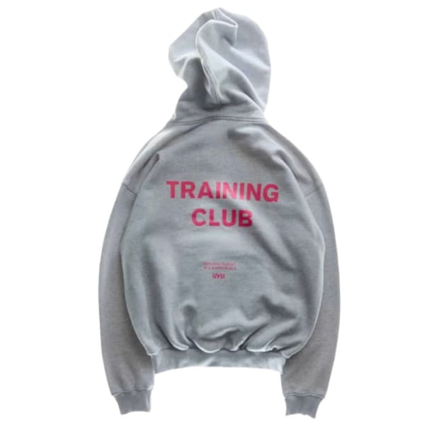 UVU 트레이닝클럽 후드 그레이