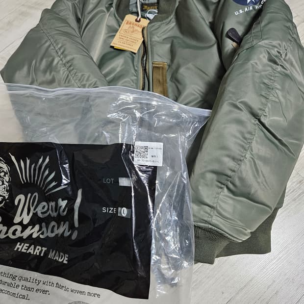 [L]브론슨MA-1 중국판 새제품