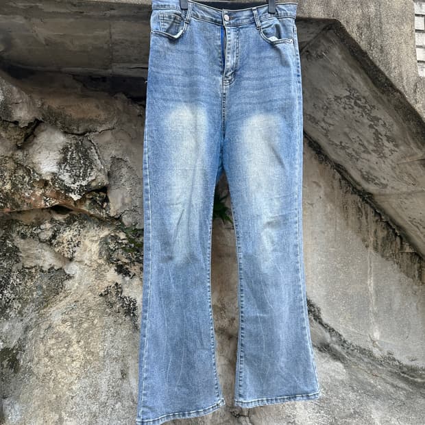 NONE vintage flare cut denim pants