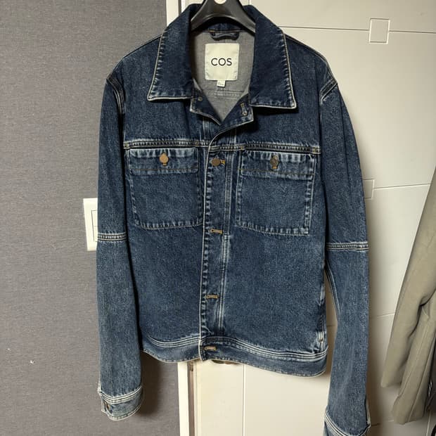 (L/32) 코스 플레어 부츠컷 / 트러커 데님 셋업 블랙