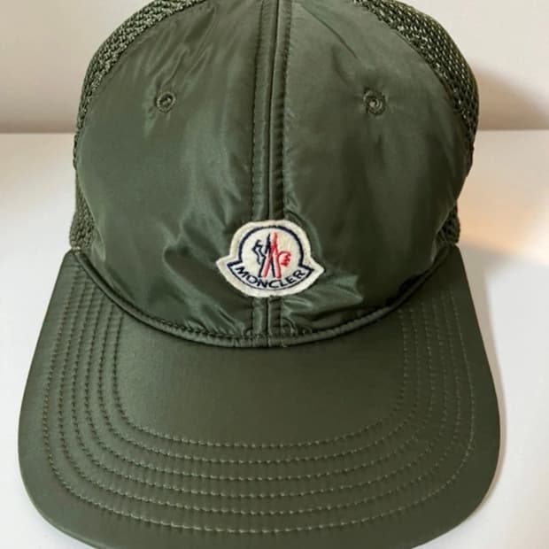 몽클레어 메쉬캡 그린