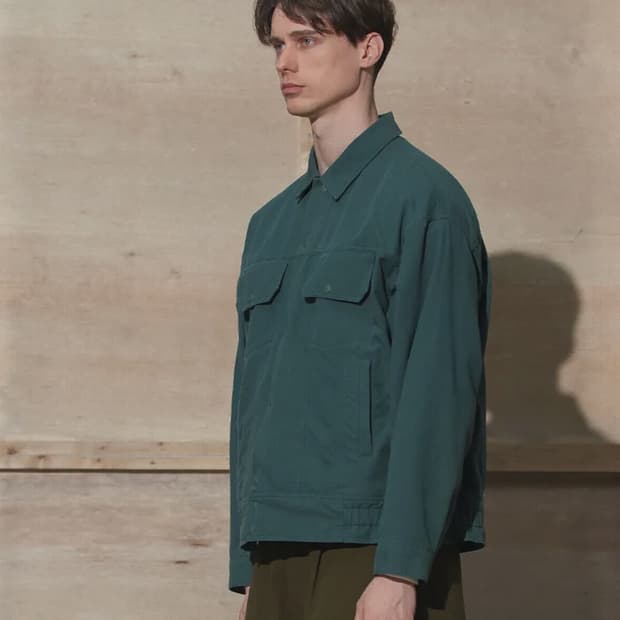 급처) 후톤 플라이트 트러커 자켓 틸 그린