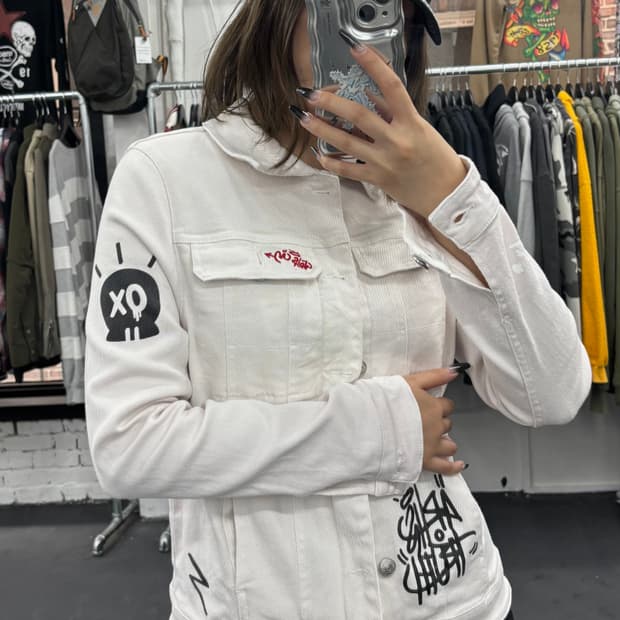 쟈딕앤볼테르 그래피티 데님자켓