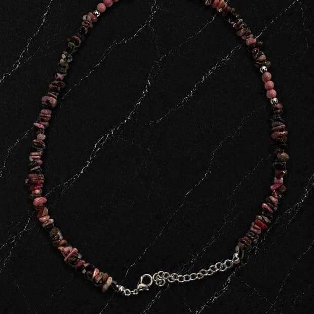 THISTLE – Rhodonite Necklace