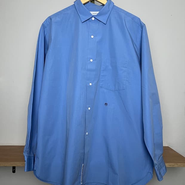 나나미카 NANAMICA 레귤러 셔츠 SAX