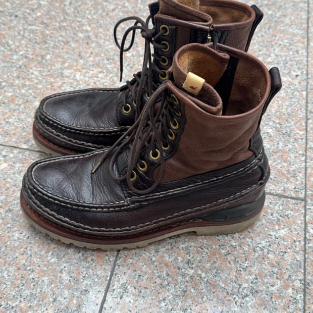 비즈빔 그리즐리 부츠 올 레더