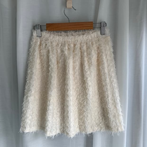 Textured Feather Skirt