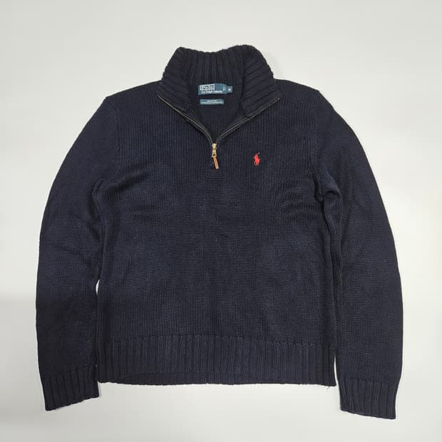 폴로 랄프 집업 니트