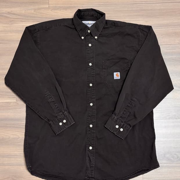 칼하트 셔츠 L 다크브라운