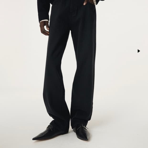 25FW 렉토 루즈핏 데님 블랙 M 사이즈 