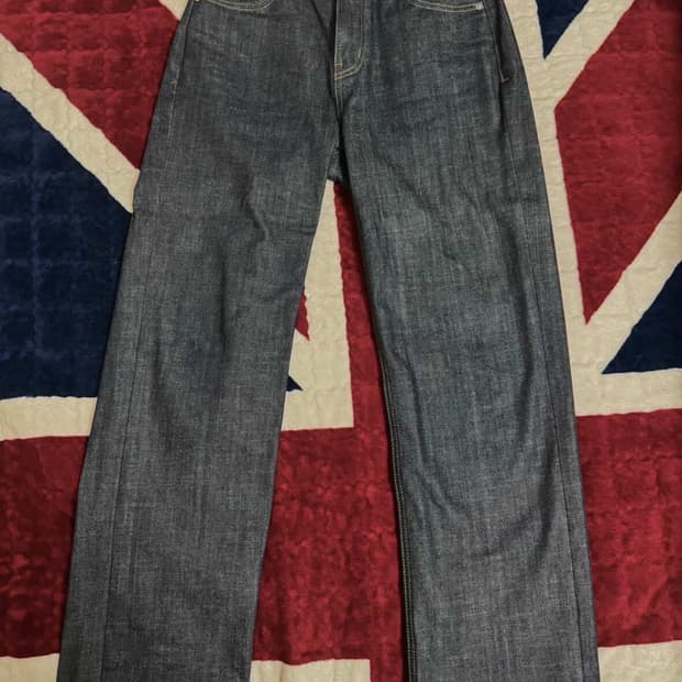 플랙 셀비지 데님 허리26
