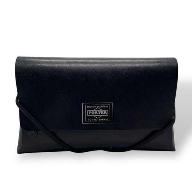 Porter 50주년 기념 가죽 케이스 지갑 