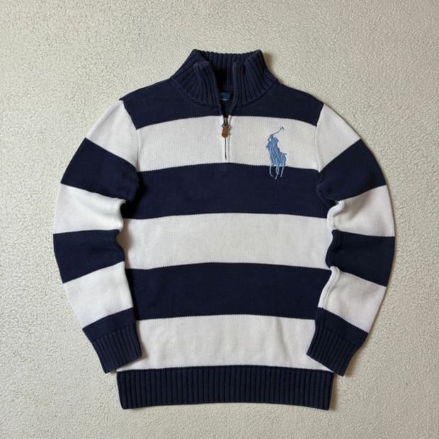 폴로 랄프로렌 00's 우먼스 단가라 하프집 니트 PN7320