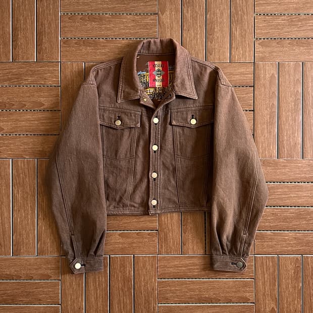 Atsuki Onishi cotton cropped jacket