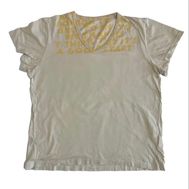Maison margiela Aids Tshirt 에이즈 티셔츠 2001