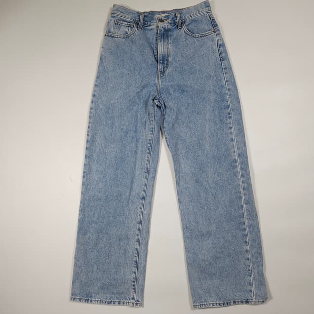리바이스 연청 와이드 데님팬츠 
