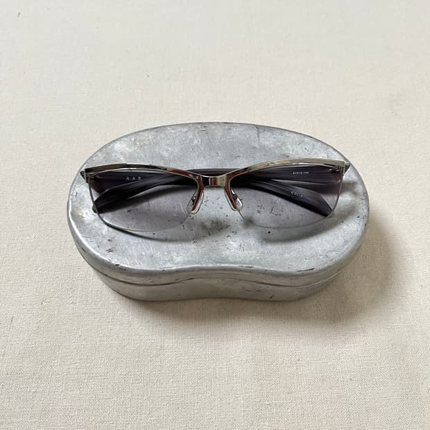 요지야마모토 하프림 선글라스 yohji yamamoto a.a.r