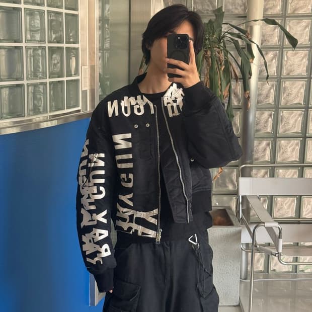 CROPPED BOMBER 2WAY 크롭 봄버 자켓