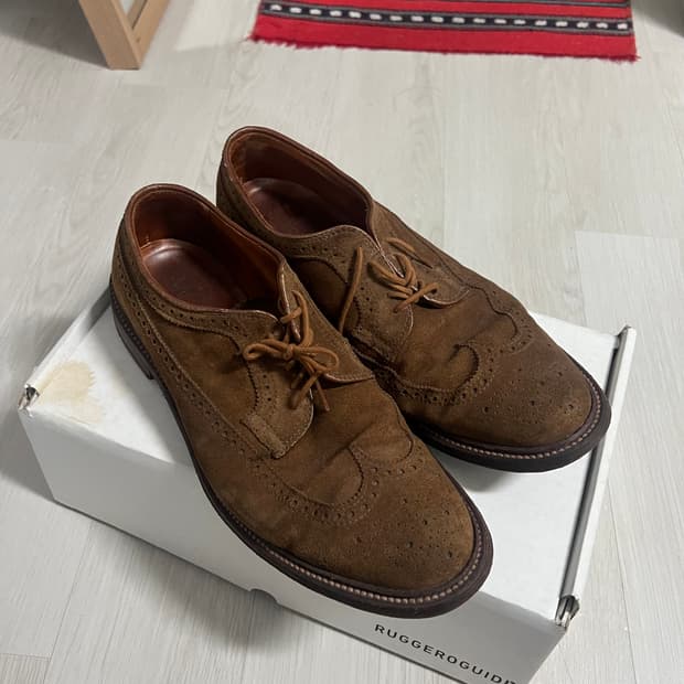 알든97785F 10D(280-285사이즈) 스너프 스웨이드 윙팁 더비 