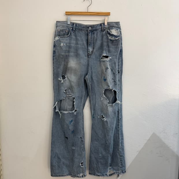 빈티지 커스텀 플레어 데님