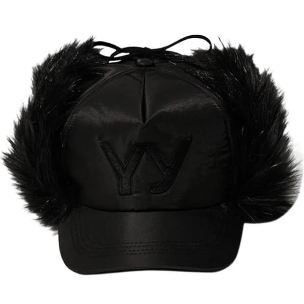 오픈와이와이 open yy Faux Fur Earflap Cap 블랙