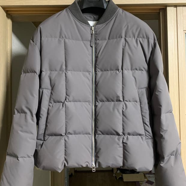 토니웩 quilted goose down ribbed puffer