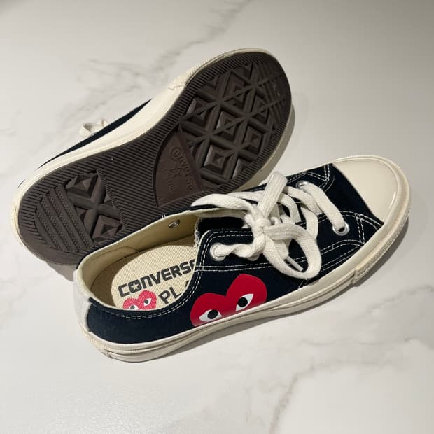 [착용 5회 미만] 민트급 꼼데가르송 컨버스 [220]