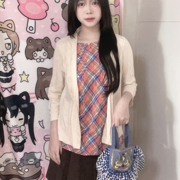 하구미 모리걸 블라우스 자수백 세트