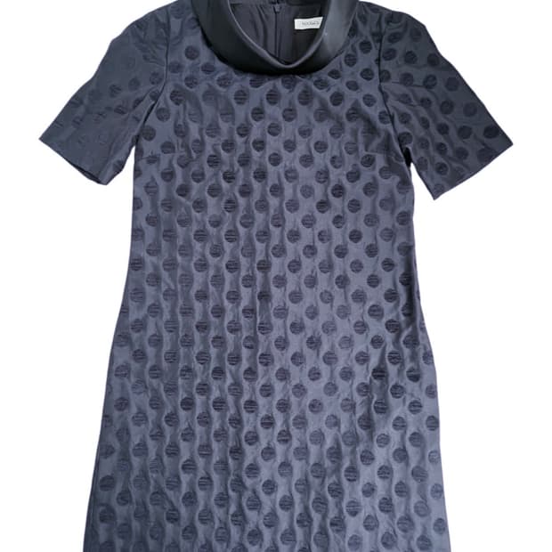 Max&co 막스앤코 하이넥 도트 반팔 원피스