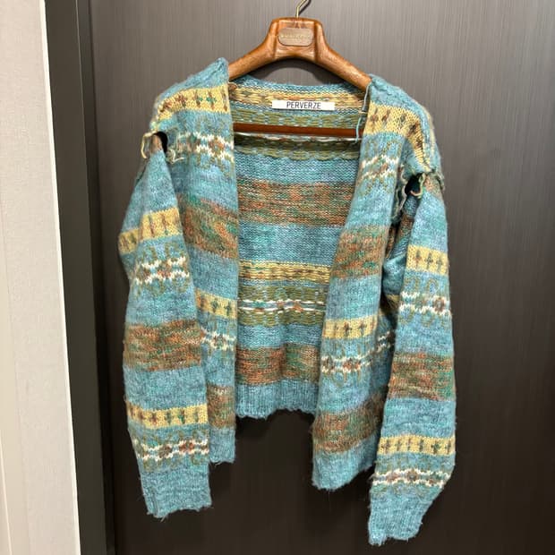 퍼버즈 모헤어 가디건