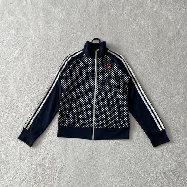 M 아디다스 도트 땡땡이 져지