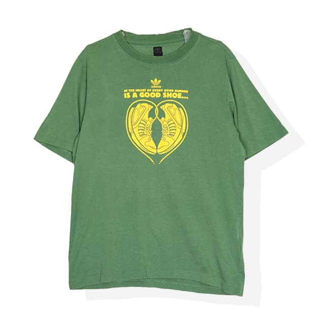 아디다스 IS A GOOD SHOE 하프 티셔츠 (M)
