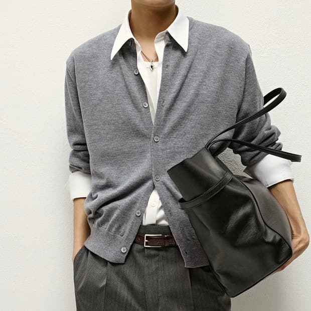 [XL] SAVAGE 라운드넥 니트 가디건