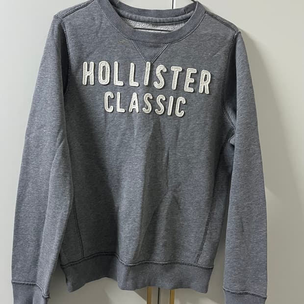 홀리스터 기모 맨투맨 M