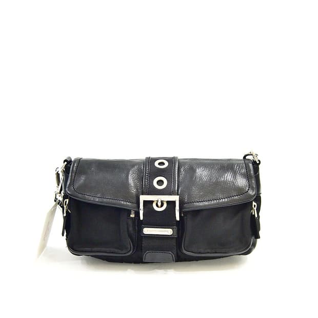 프라다 포코노 & 레더 버클 펀칭 숄더백(정품)