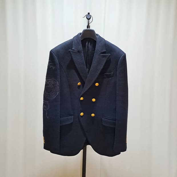 (택포) 피에르발망 17FW 크롭 금장더블 자켓 50 A783
