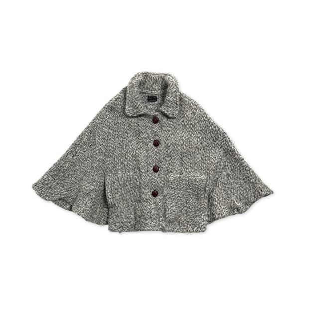 John Branigan 핸드메이드 니트 케이프 