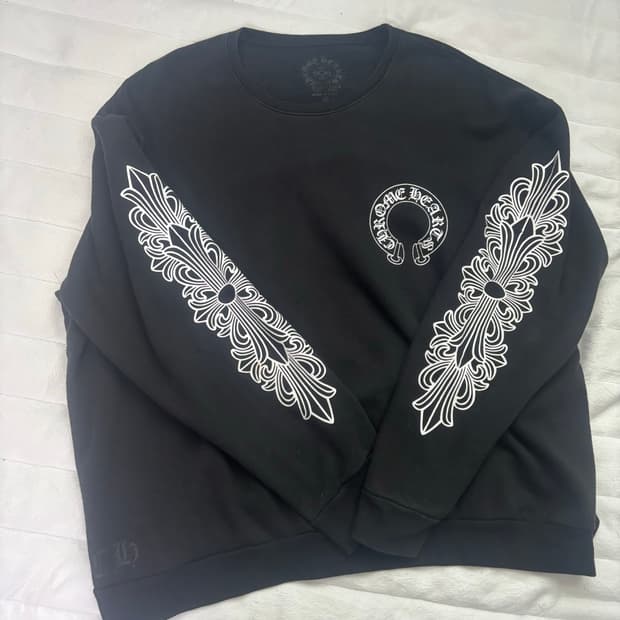 크롬하츠 홀스슈 맨투맨 xl