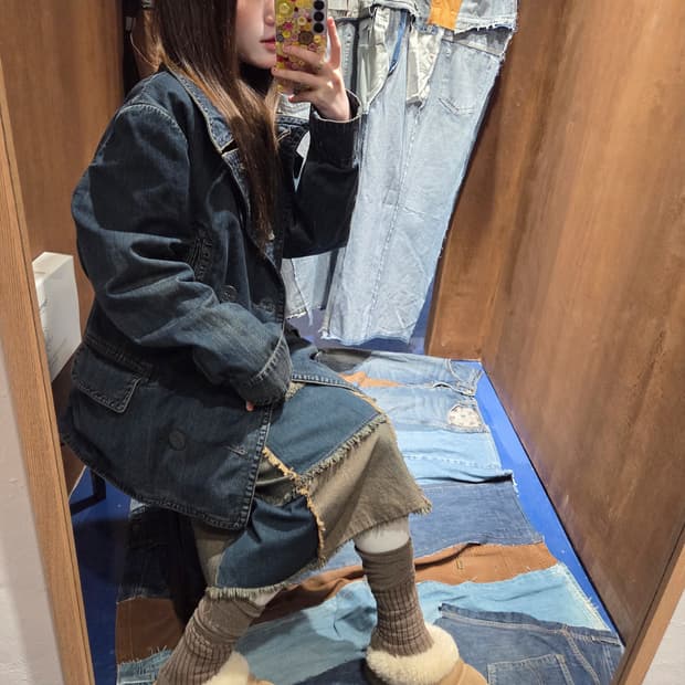 DnS 데님앤서플라이 데님 해군 피코트