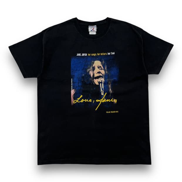 Janis Joplin 90s VILLAGE THEATER-NYC Tee
