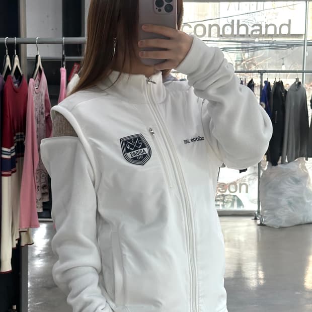 아디다스 1949 오픈암 플리스 투웨이져지